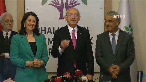 Pervin Buldan ın Kemal Kılıçdaroğlu ile basın toplantısındaki mutluluğu