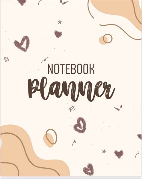 Digital Printable Notebook Planner - Etsy