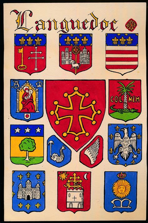 Blason de Languedoc/Coat of arms (crest) of Languedoc