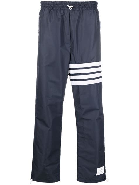 Thom Browne Bar Stripe Track Pants Farfetch