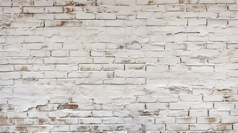 White Painted Brick Wall Exploring Its Textured Surface Background