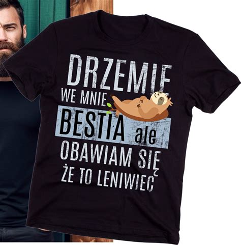 Mieszna M Ska Koszulka Z Leniwcem Id Timeforf