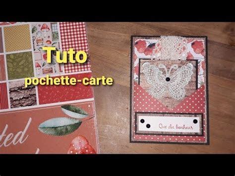 Tuto Pochette Carte Bloc Action Youtube Scrapbooking Id Es Carte