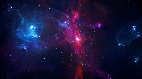 HD wallpaper: yellow and multicolored galaxy poster, space, stars, the ...
