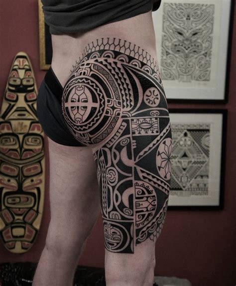 Polynesian Leg Tattoo Maori Tattoo Tribal Tattoos Polynesian Men Hot Guys Tattoos Great