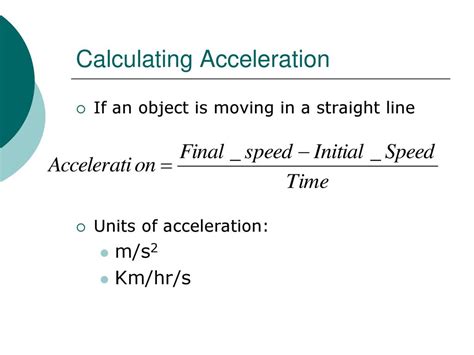 Speed Velocity And Acceleration Ppt Download