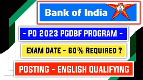 Bank Of India PO 2023 Exam Date BOI PO 2023 Notification BOI PO