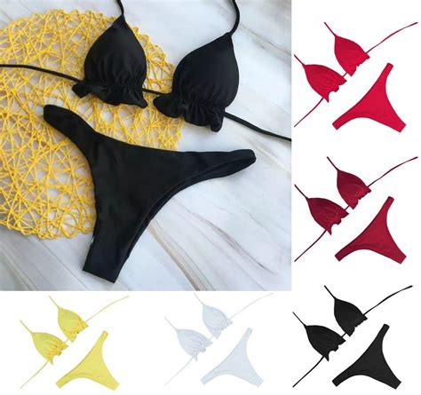 Sexy Summer Brazilian Bikini Set Erotic String Top Bikini Lingerie Sexy