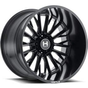 Hostile Wheels H Reaper Satin Black Off Road Rims Hst