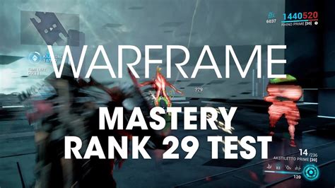 Mastery Rank Test 29 Warframe YouTube