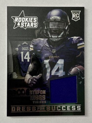 Panini Rookies Stars Football Stefon Diggs Ds Patch Vikings