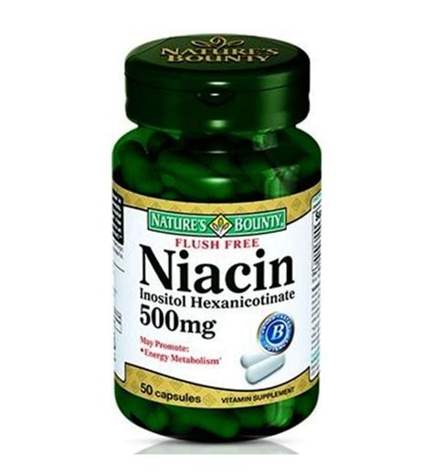 Natures Bounty Niacin 500 Mg 50 Kapsül