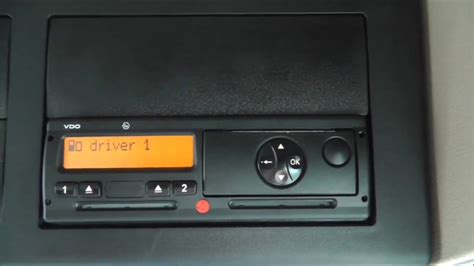 Siemens Tachograph How To Access Info On The Display YouTube