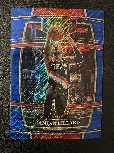 Select Damian Lillard Blue Shimmer Portland Trailblazers Ebay