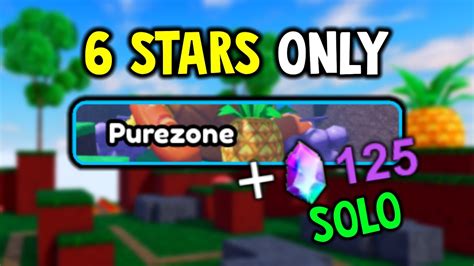 Beating Purezone With Only Stars Easy Stardust All Star