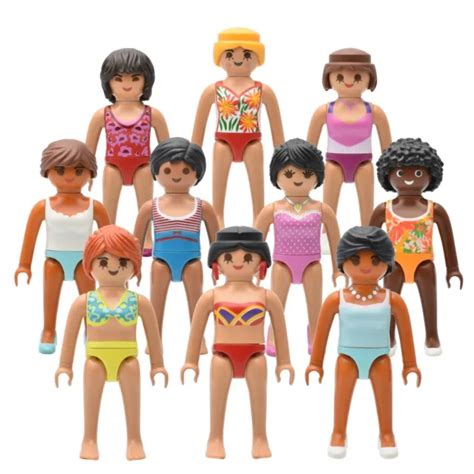 PLAYMOBIL FIGURINE FEMME Modèle International Ethnien sous Vêtements