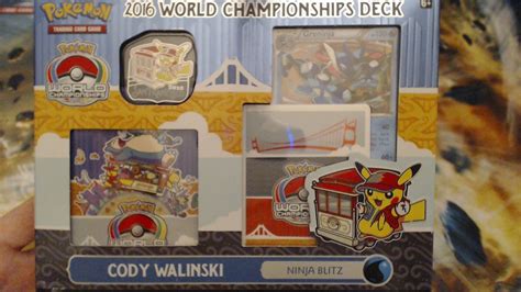 Pokemon Tcg Pokemon 2016 Wold Championships Deck Ninja Blitz Cody