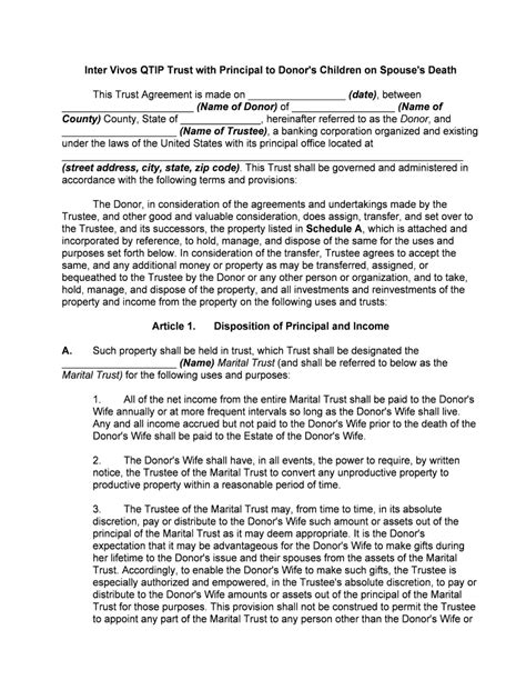 Qtip Trust Form Complete With Ease Airslate Signnow