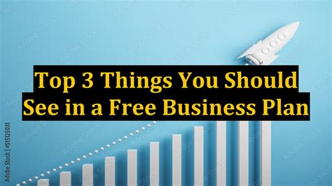 Top Things You Should See In A Free Business Plan Youtube