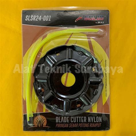 Jual NYLON PLAT CUTTER SOLID BLADE PLATE BRUSH TALI SENAR MESIN POTONG