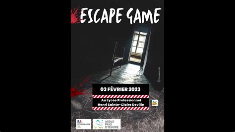 Escape Game au Lycée Henri Sainte Claire DEVILLE 2023 YouTube