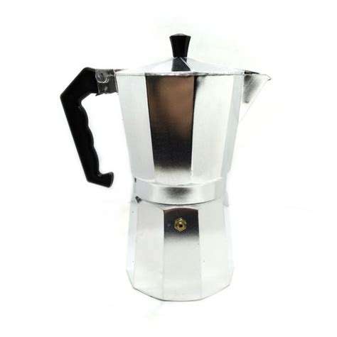 Cafetera Tipo Italiana Volturno 9 Pocillos Aluminio Hudson 5 750 En