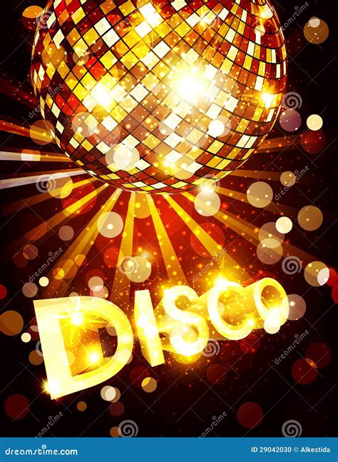 Vector Disco Background Stock Vector Illustration Of Circle 29042030