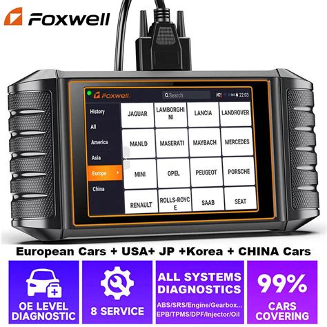 Foxwell Herramienta De Diagn Stico Profesional Para Coche Esc Ner