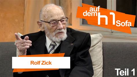 Auf Dem H1 Sofa Zu Gast Journalisten Legende Rolf Zick YouTube