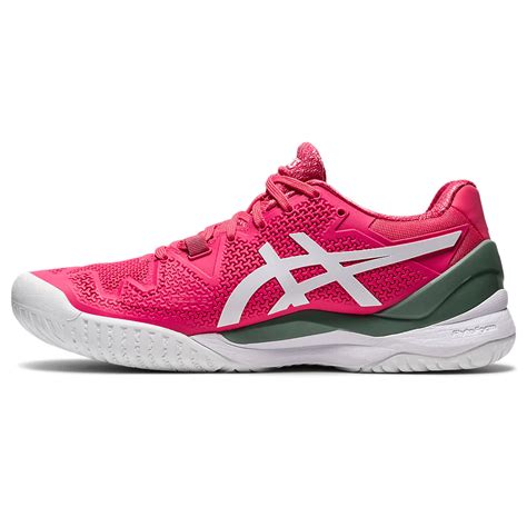 Asics Womens Gel Resolution Tennis Shoes Pink Cameo White