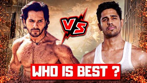 Varun Dhawan Vs Siddharth Malhotra Fight Sidharth Malhotra Vs Varun