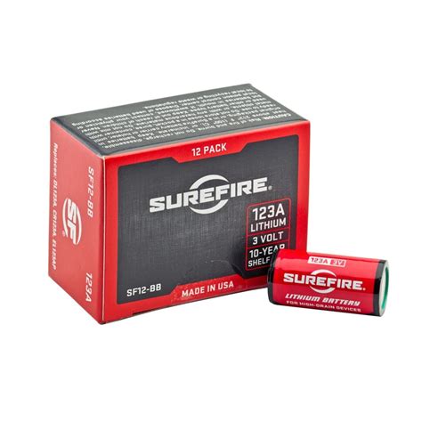 Surefire 123A Batteries | Midwest Armor