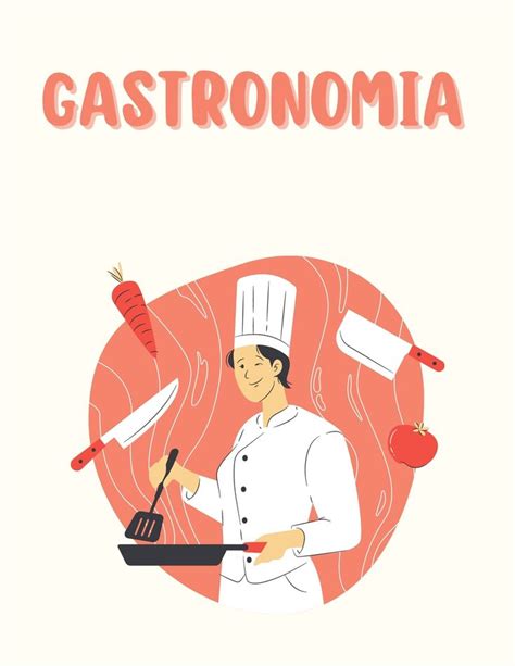 portada gastronomía Gastronomia Portada de cuaderno de ciencias