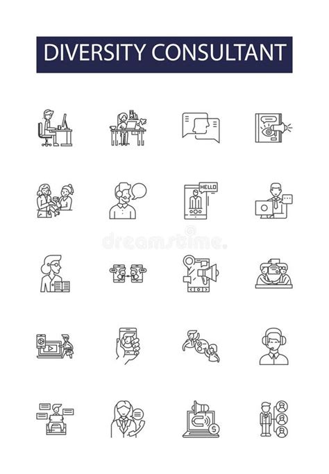 Diversity Equity Inclusion Icons Stock Illustrations Diversity