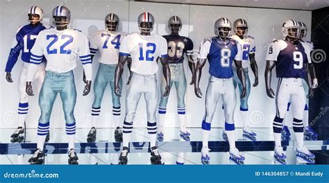 Dallas Cowboys Tx Memorabilia Uniforms Star Editorial Photography