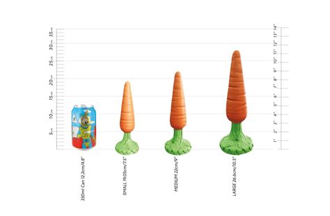 Carrot Dildo Vibrator Platinum Cure Silicone Clitoral Etsy UK