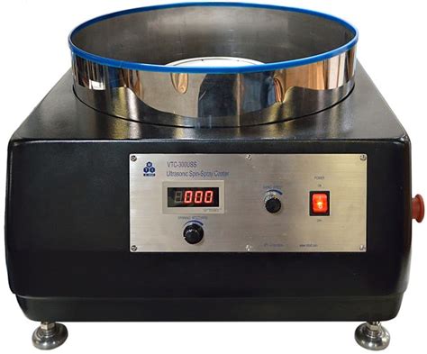 Ultrasonic Spin Spray Coater Rpm Wafer Max Vtc Uss