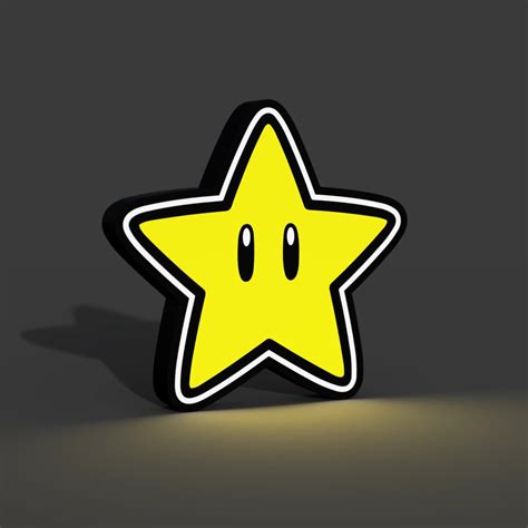 Super Mario Super Star – 3DLightStore