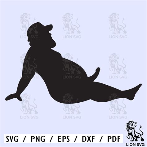 Thick Sexy Curvy Mudflap Guy Svg Penis Svg Fat Chubby Man Inspire