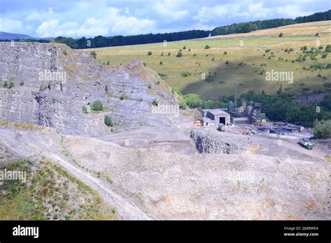 Overhead View Of Topley Pike Quarry A Large Limestone Quarry At The
