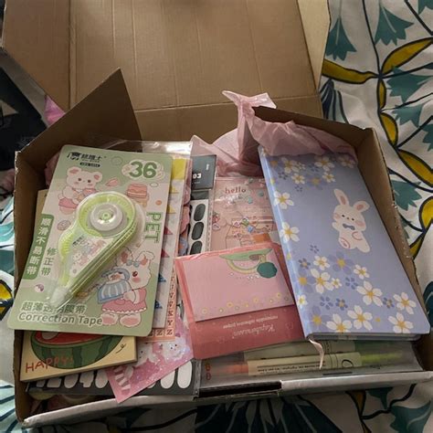 Cute School Supplies Box Kawaii Stationery Box Back To School Box Ts