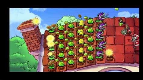 Plants Vs Zombies Roof Level Gameplay Best Strategy Gameplay Youtube