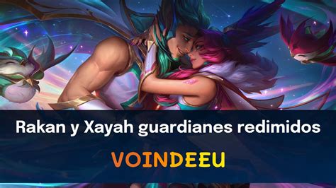 Wild Rift Rakan Y Xayah Guardianes De Las Estrellas Redimidos Voces