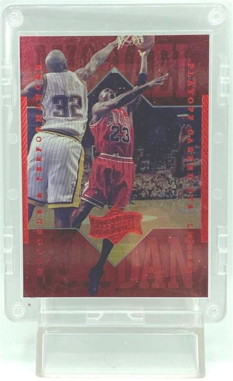 Vintage 1999 Upper Deck Athlete Of The Century Michael Jordan Card 11