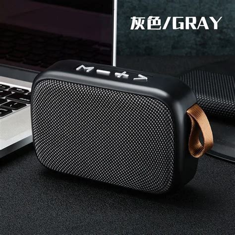 Promotion T Mini Outdoor Portable Wireless Subwoofer Sound Box Fabric Bluetooth Speaker