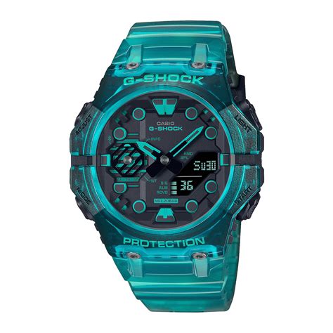 RELOJ G SHOCK Celeste Translúcido GA B001G 2A SKU G SK 110 Mostperu