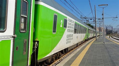 TRENO GREEN SOSTENIBILITÀ AMBIENTALE SULL INTERCITY 612 IN ARRIVO