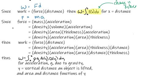 Calculus II Physical Applications YouTube