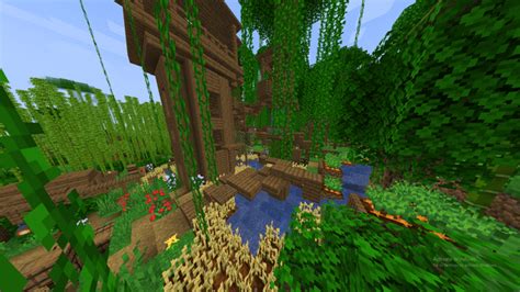 Garden/Farm i made in the Jungle, feedback? : r/Minecraftbuilds