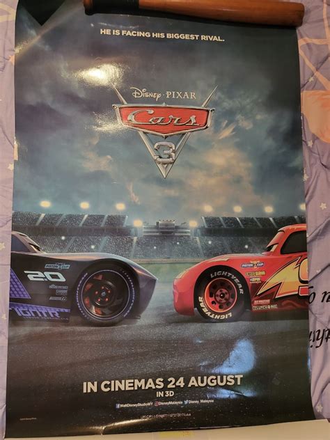 Cars 3 Movie Poster, Hobbies & Toys, Collectibles & Memorabilia, Fan ...